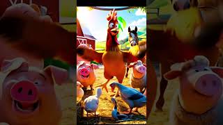 El Gallo Canelo Bailarin 🐓🎶  muñequitos para Niños cancionesinfantiles disney [upl. by Yarased432]