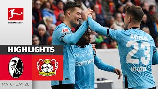 Leverkusen Is On Another Level  Freiburg  Bayer Leverkusen 23  Highlights  MD 26 – Bundesliga [upl. by Sancha]