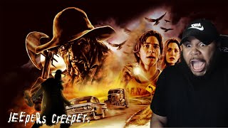 YOOO JEEPERS CREEPER 2001 MAJOR FIRST TIME WATCHING MOVIE REACTION [upl. by Jezrdna]