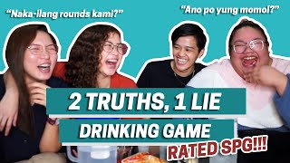 2 TRUTHS 1 LIE DRINKING GAME SUPER SPG  COLLAB WITH KIT RAMOS  LGBT COUPLES  ROTIN [upl. by Granlund]