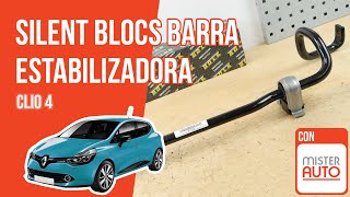 Cómo cambiar los silent blocs de barra estabilizadora Clio 4 🚗 [upl. by Pernell]