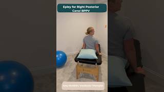 Epley Maneuver Right Ear BPPV Vertigo Exercises 🫨 vestibular dizzy vertigo bppv shorts [upl. by Merrell]