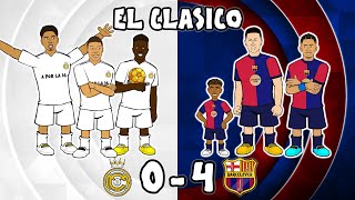 04🔥 Real Madrid vs FC Barcelona El Clasico 2024 Goals Highlights [upl. by Ylirama586]