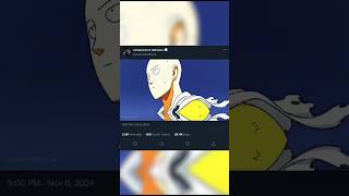 ONE PUNCH MAN saitama 💪 AMVEDIT shorts onepunchman saitam genos superman amv edit [upl. by Barraza]