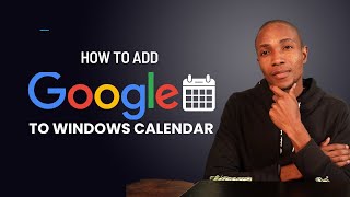 How To Add Google Calendar to Windows Calendar [upl. by Mccarty140]