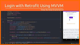 Login with Retrofit using MVVM Java  Step By Step Explanation [upl. by Tsirc]