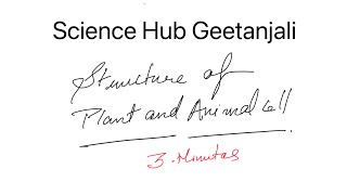 IGCSEStructure of plant cell and animal cell [upl. by Ellga]