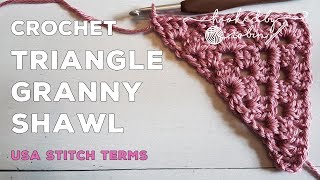 How to Crochet a Granny Shawl  SUPER EASY Beginners Tutorial 🧶 [upl. by Waite]