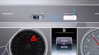 Mercedes Benz C Class W205 2014 Collision Prevention [upl. by Klecka371]