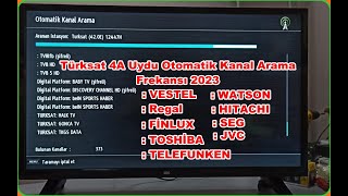 Türksat 4A Uydu Yeni Kanal Ekleme Frekansı 2023 [upl. by Ottinger]