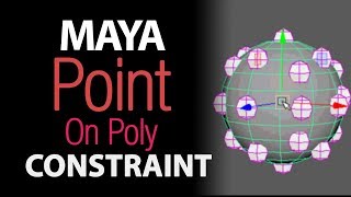 Maya Point on Poly Constraint [upl. by Fredrika]