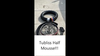 How to install BEST HARD ENDURO REAR TIRE SETUP Neutech Tubliss with half Nitro Mousse [upl. by Aniraz317]