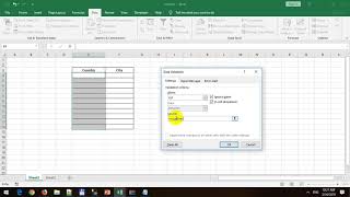 Drop Down Lists for Country and City in Excel 2019 [upl. by Ris]