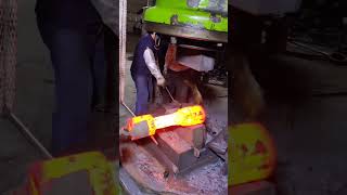 Half shaft hot forging forging blank engine mechanist mechanic viralshorts [upl. by Aihcats]