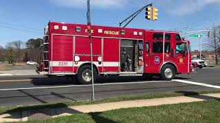 Laurelton Fire Co 2311 Responding [upl. by Nebuer663]