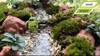 Small stream from recycled materials [upl. by Airdnola944]