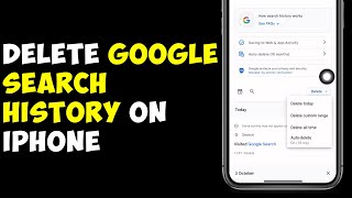 How To Delete Google Search History On iPhone [upl. by Liscomb]