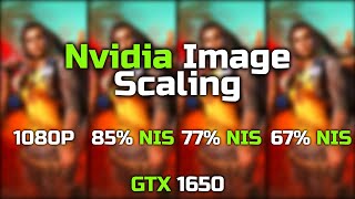 Nvidia Image Scaling Test  Framerate amp Image Quality Comparison ft GTX 1650  NIS [upl. by Lertsek]