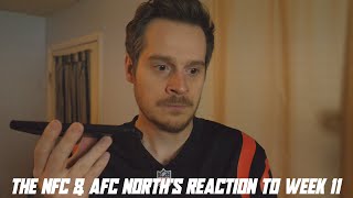 The NFC amp AFC Norths Reaction to Week 11 [upl. by Atiuqer]