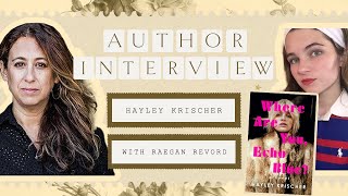 Raegan Revord Talks With Author Hayley Krischer About Where Are You Echo Blue  Author Interview [upl. by Crofoot]