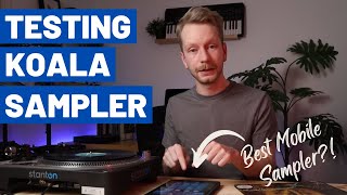 Using Koala Sampler to Make Hard Sample Beats  Is This The Best Sampling App Available [upl. by Elyac]