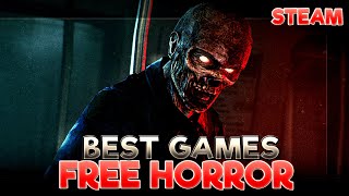 TOP 25 BEST FREE HORROR GAMES ON STEAM [upl. by Mcquoid]