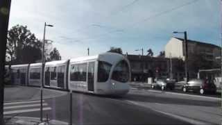 Tramway T5 de Lyon  Marche à blanc Citadis 302 et Citadis 402 [upl. by Omsare569]