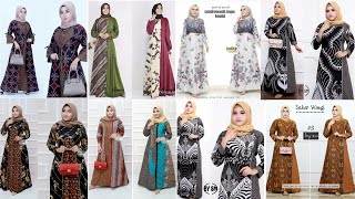 29 Model Gamis Batik Kombinasi Terbaru Dan Terlaris [upl. by Claribel]