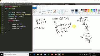 C Programming Palindrom or not Palindrome number while loop Hindi Part 11 [upl. by Ephram]