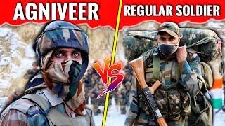 Difference Between Agniveer and Regular Soldier in Indian Army [upl. by Ivanah]