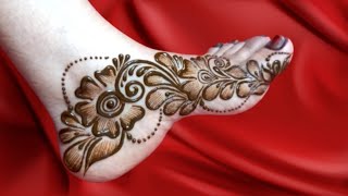 Legs mehndi design  Very beautiful feet 👣 mehndi design  Pairo ki mehendi ka design  foot henna [upl. by Gretal169]