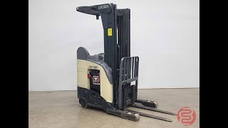 Crown RR 5700 Narrow Aisle Reach Truck 3500lb Load Capacity  111423000265A [upl. by Odrautse]