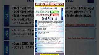 KGMU NonTeaching Vacancy 2024  KGMU New Vacancy 2024  KGMU Non Teaching [upl. by Ydualc506]