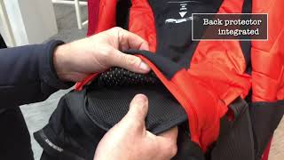 ISPO 2019  DAINESE HP1 M1 Ski Jacket 201920 Review [upl. by Erialc]