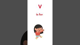 Alphabet learning  V is for vegetables  Kids study with Rushikaa😍 [upl. by Maryjo]