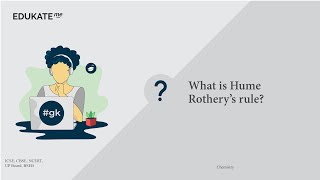 What is Hume Rothery’s rule [upl. by Bergen57]