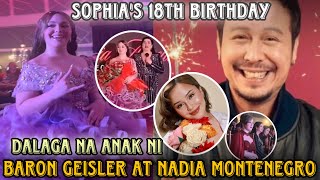 Baron Geisler at Nadia Montenegro’s Daughter SOPHIA 18th Birthday Celebration may surpresa si Baron [upl. by Thirzia672]