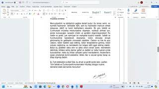 MICROSOFT WORD KİTAP YAPMA [upl. by Nilac28]