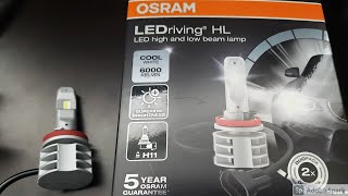 OSRAM LEDriving Gen 2 LED Headlight Bulbs Conversion 2020 Version  LUX Test [upl. by Rimola585]