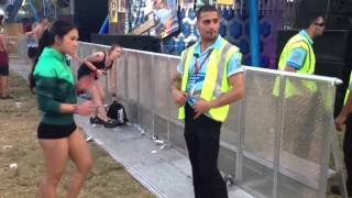 Gabber sesh with security guard at Defqon [upl. by Peednus786]