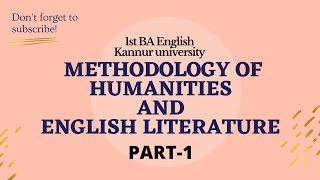 Methodology of Humanities and English literature  Language Culture and Identity Part 1 [upl. by Damas]