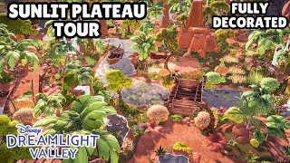 JUNGLE SUNLIT PLATEAU TOURLION KING THEME 2024 REDESIGNFULLY DECORATEDDISNEY DREAMLIGHT VALLEY [upl. by Ylicic353]