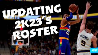 Updating NBA 2K23s Roster To NBA 2K25s Roster [upl. by Neffets]