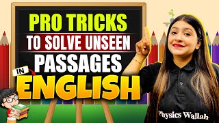 Pro Tips to Solve Unseen Passages in English 🔥  Strategy Wallah 🤯 [upl. by Oleg]