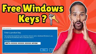 FREE Windows Activation Keys 🤔  Are Windows Generic Keys Illegal [upl. by Mlawsky]