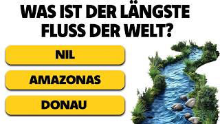 Schaffst du diese 50 Allgemeinwissensfragen 🧠📕  FragenFlash [upl. by Vinn]