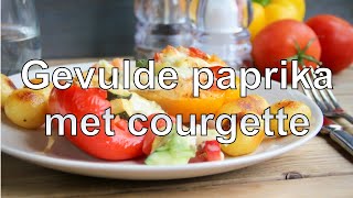 Gevulde paprika met courgette [upl. by Evilo159]