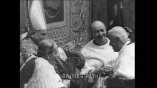 Creation of new Cardinals of the Holy Roman Church Consistory with Pope John XXIII Vatican 1960 [upl. by Kcirederf]