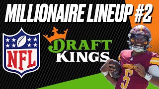 NFL DFS Draft Kings 2024 WEEK 1 Picks For Millionaire Maker [upl. by Trixy949]