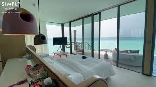 SO Maldives Resort  Lagoon Water Pool Villa Room Tour [upl. by Essirehc176]